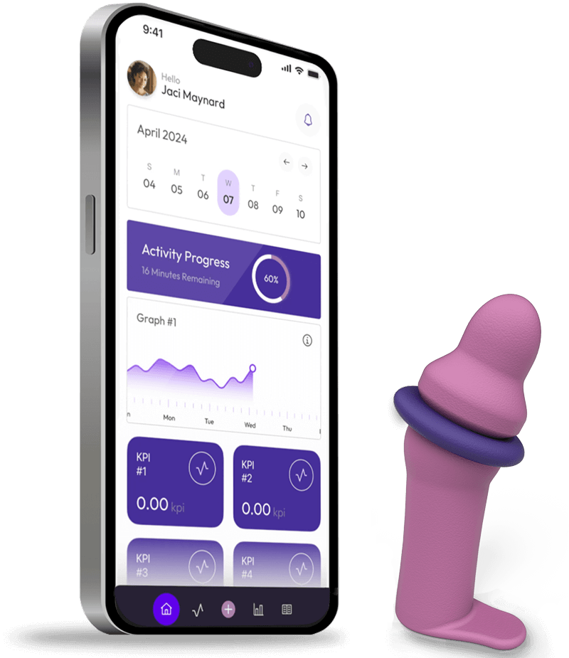 freyya device for pelvic floor rehab and incontinence size comparison for device 